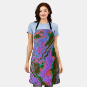 サワーマーブル エプロン (着用した状態)