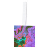 サワーマーブル キューブオーナメント (正面)