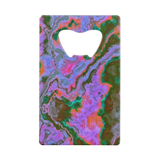 サワーマーブル クレジットカード栓抜き (正面)