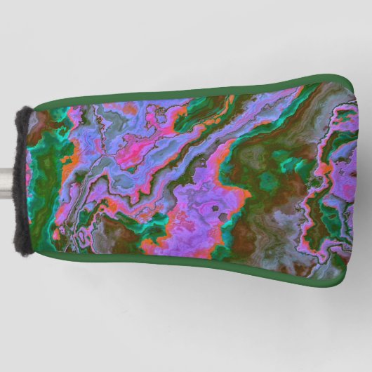 サワーマーブル ゴルフヘッドカバー (正面)