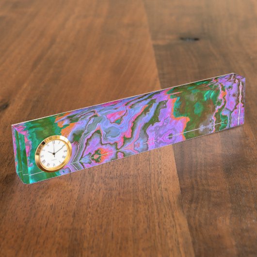 サワーマーブル デスクネームプレート (側面)