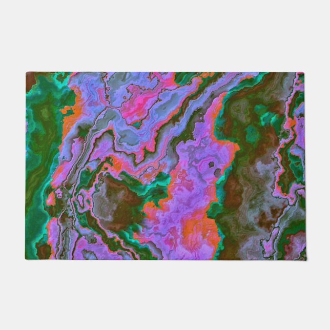 サワーマーブル ドアマット (正面)