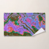 サワーマーブル バスタオルセット (ハンドタオル)