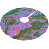 サワーマーブル ブラッシュドポリエステルツリースカート (アングル)