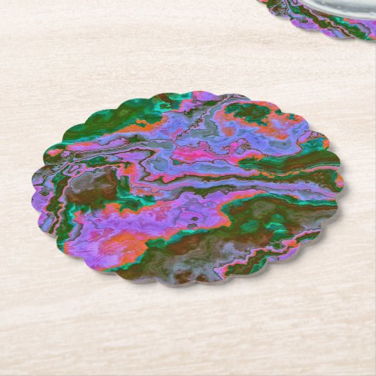 サワーマーブル ペーパーコースター (アングル)