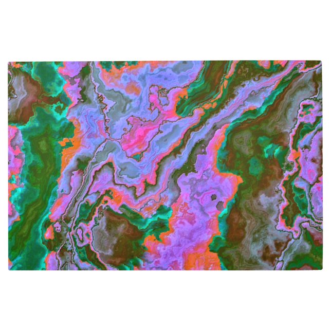 サワーマーブル メタルプリント (正面)