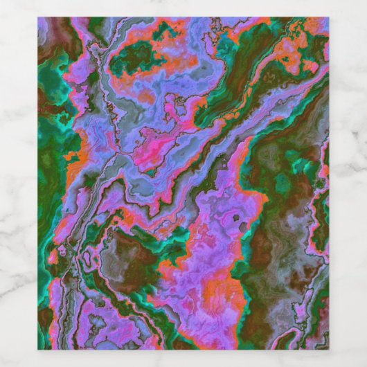 サワーマーブル ワインラベル (シングルラベル)