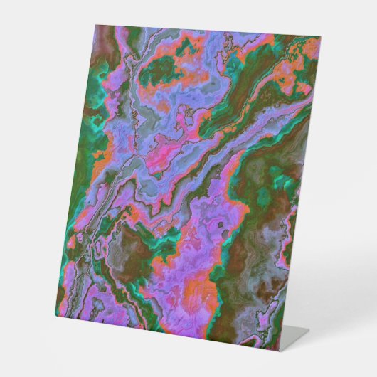 サワーマーブル 台座サイン (正面)