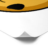 サワー生地おもしろいベーキングパン ポスター (角)