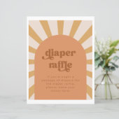 サンおむつラッフルサイン |金ゴールドサンベビーシャワー (スタンド正面)