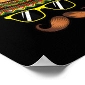 サンおもしろいグルとシおもしろいンコデマヨソンブレロハット ポスター (角)