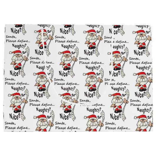 サンおもしろいタいけなまたはニース ラージペーパーバッグ (裏面)