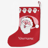 サンおもしろいタカスタムストッキング スモールクリスマスストッキング (裏面)