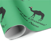 サンおもしろいタクロースラクカスタムアメルグリーンクリスマス ラッピングペーパー (ロールコーナー)