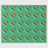 サンおもしろいタスイムゴーグルズカスタム泳ぐ人クリスマス ラッピングペーパー (フラット)