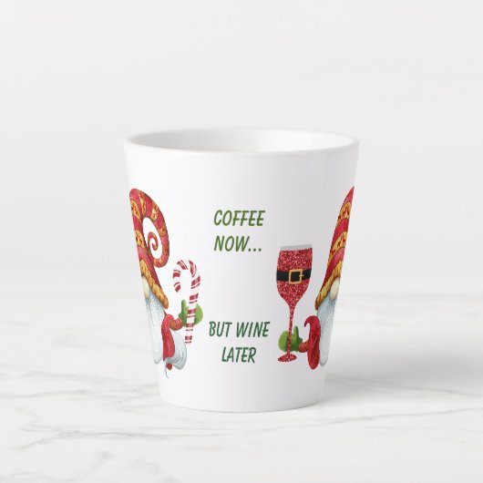 サンおもしろいタパーティー格言 カフェラテマグ (正面)