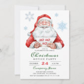 サンおもしろいタホリデ企業のークリスマスパーティー 招待状 (正面)