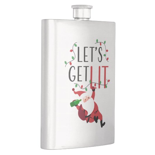 サンおもしろいタレッツがクリスマスのスローガンを掲げる フラスク (右)