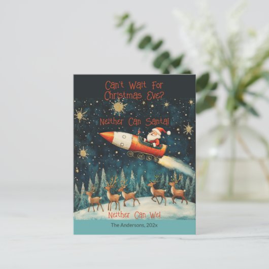 サンおもしろいタレトロクリスマスイブ葉書 シーズンポストカード (スタンド正面)