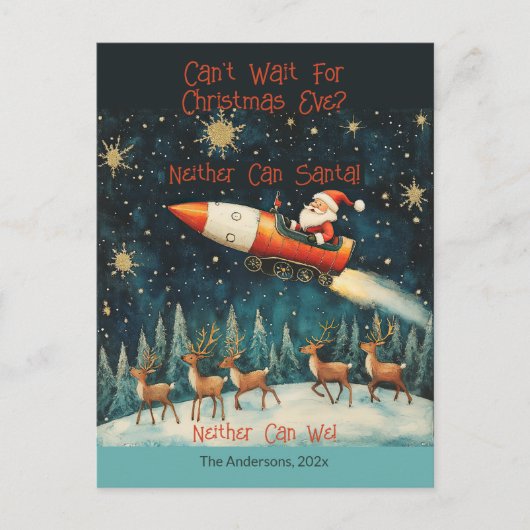 サンおもしろいタレトロクリスマスイブ葉書 シーズンポストカード (正面)