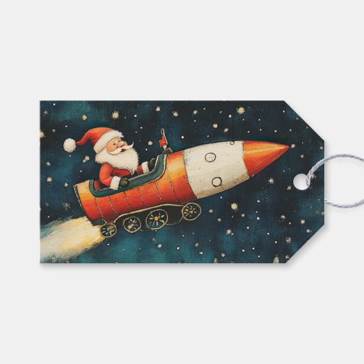 サンおもしろいタレトロクリスマスイブ ギフトタグ (正面(横))