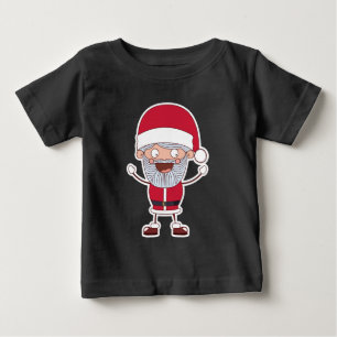 サンおもしろいタ名前をカスタムする服 ベビーTシャツ