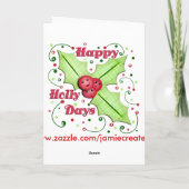 サンおもしろいタ・クいけなリスマス・カード シーズンカード (裏面)