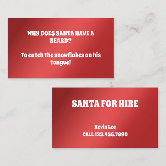 サンおもしろいタ 名刺 (正面/裏面)