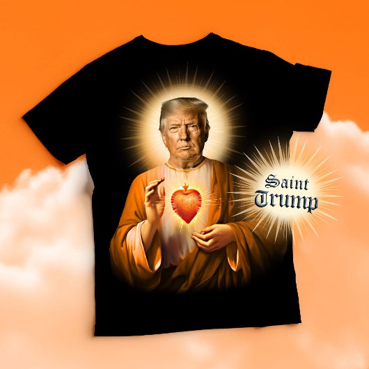 サンおもしろいトランプ祈りの言葉 Tシャツ