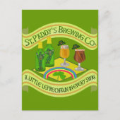 サンおもしろいパトリックの日レプレシャン酒蔵 ポストカード (正面)