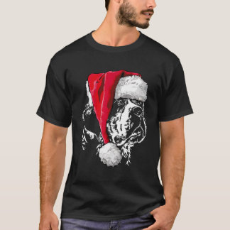 サンおもしろいベルナルドサンタドッグ母のプレゼント Tシャツ