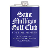 サンおもしろいマリガンゴルフクラブライフタイムメンバー フラスク (正面)