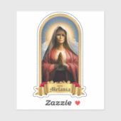 サンおもしろいメラニア祈りの言葉キャンドル シール (シート)