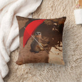 サンおもしろいメ頭が切れるルカートは傘の下に クッション (ブランケット)