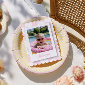 サンでワン!レトロ1歳の誕生日 招待状