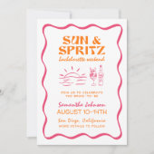 サンとスプリッツのラストパーティー計画 招待状 (正面)