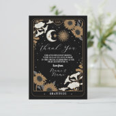 サンとムーンのタロットカード ウェディング ありがとう エンクロージャーカード (スタンド正面)