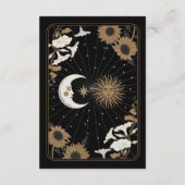 サンとムーンのタロットカード ウェディング ありがとう エンクロージャーカード (裏面)