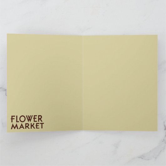 サンと開花 カード (内部)