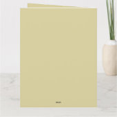 サンと開花 カード (裏面)