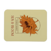 サンと開花 マグネット (横)