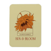 サンと開花 マグネット (縦)
