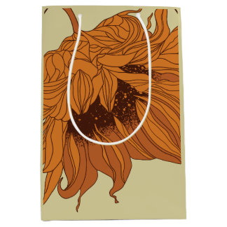 サンと開花 ミディアムペーパーバッグ