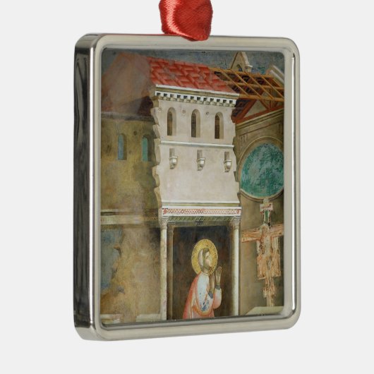 サンの教会で祈るSt Francis メタルオーナメント (右)