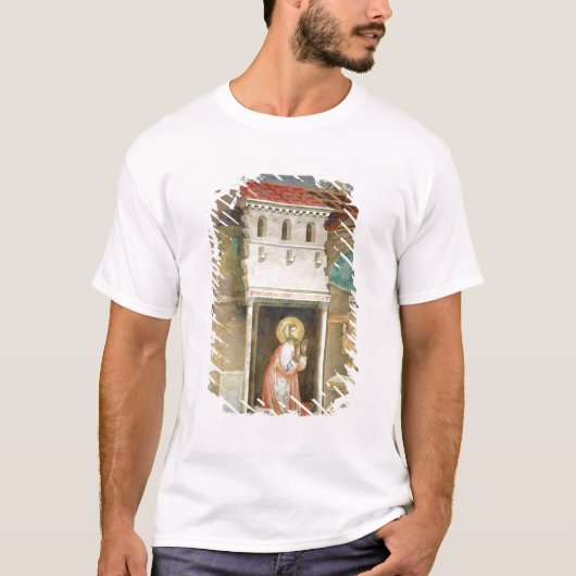 サンの教会で祈るSt Francis Tシャツ (正面)
