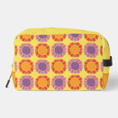 サンはっきりしたカラフルリングや輪モノグラムパーソナライズされた ドップキット (裏面)