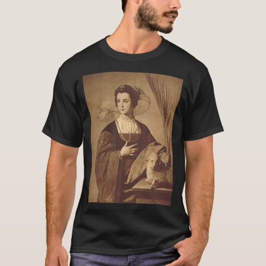 サンアグネスバイアロンソカノ Tシャツ (正面)