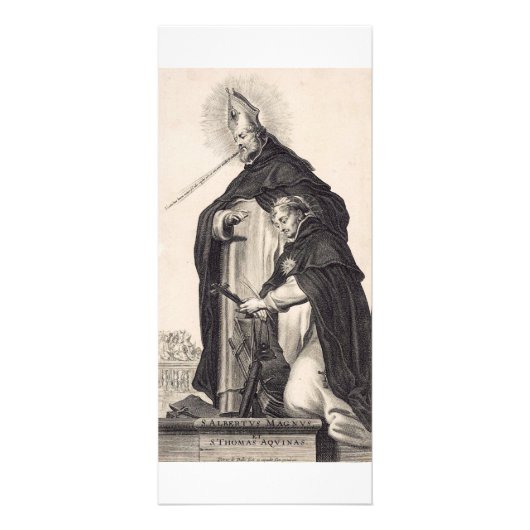 サンアルバート素晴らしズと聖トマス・アクィナス ラックカード (正面)