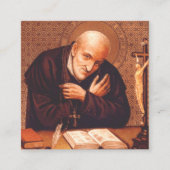 サンアルフォンスリグーリ スクエア名刺 (正面)