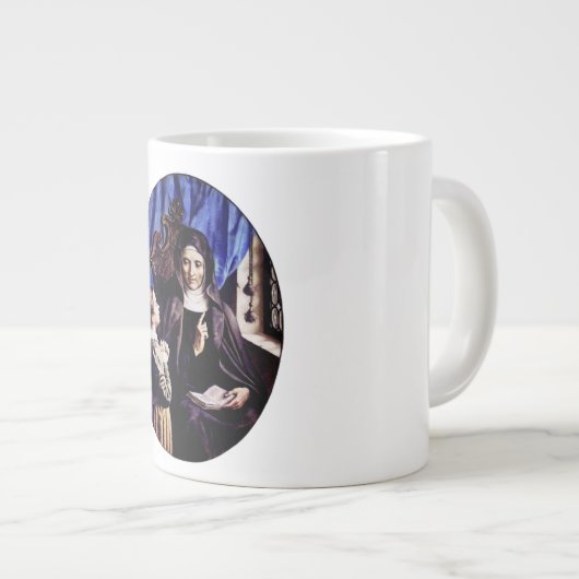 サンアンジェラメリチヴァージンとファンドレス ジャンボコーヒーマグカップ (正面右)